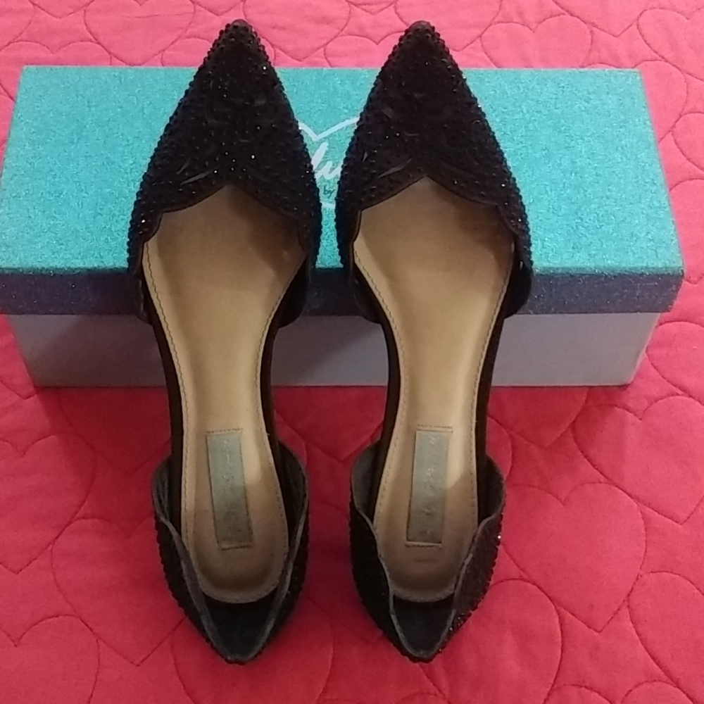 Betsey Johnson Lucy Embellished Flats